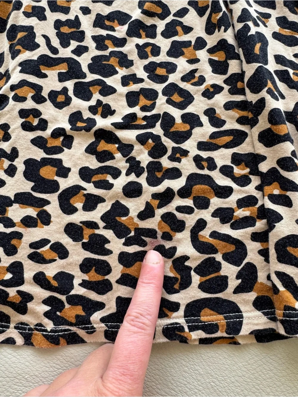 Posh Peanut Leopard Print Short Sleeve Twirl Dress - Size 5-6